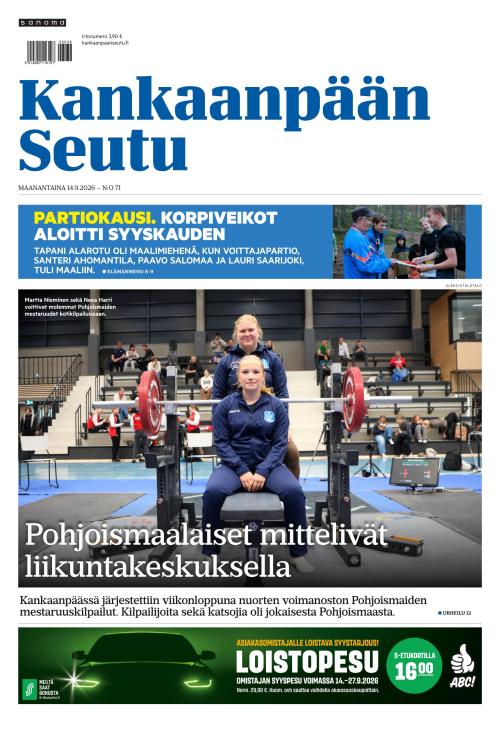 Kankaanpään Seutu 14.9.2026