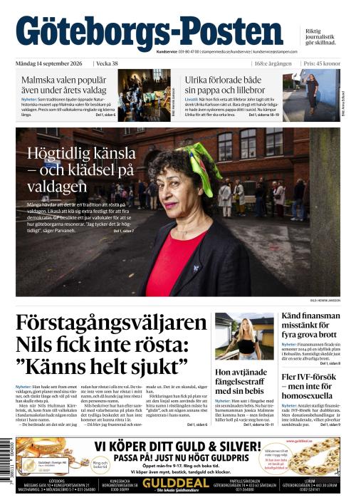 Göteborgs-Posten 14.9.2026