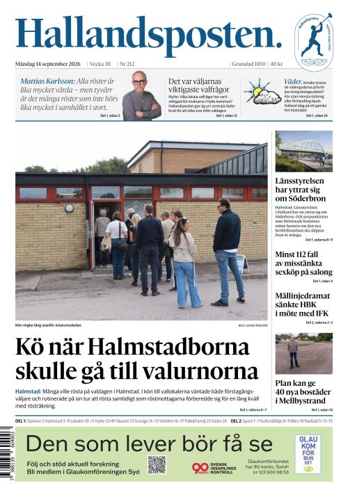 Hallandsposten 14.9.2026