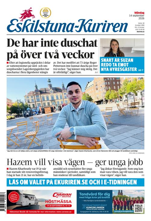 Eskilstuna-Kuriren 14.9.2026