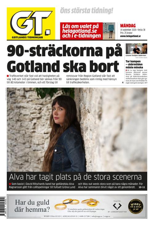 Gotlands Tidningar 14.9.2026