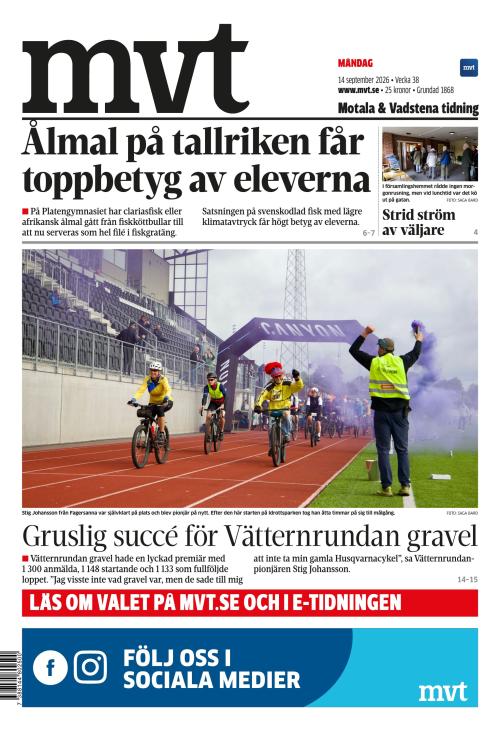 Motala Vadstena Tidning 14.9.2026