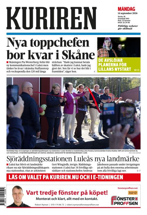Norrbottens-kuriren 14.9.2026