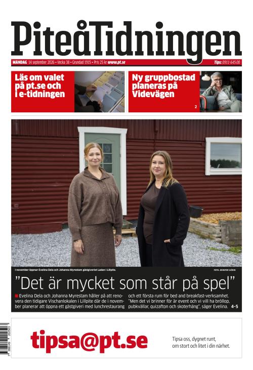 Piteå-Tidningen 14.9.2026
