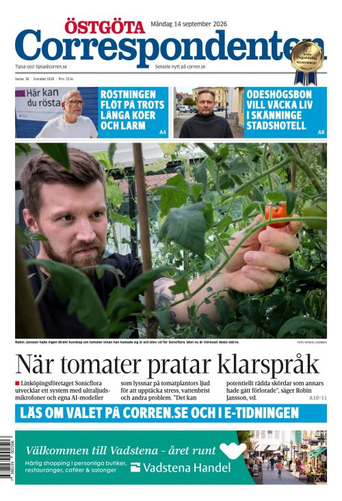 Östgöta Correspondenten 14.9.2026