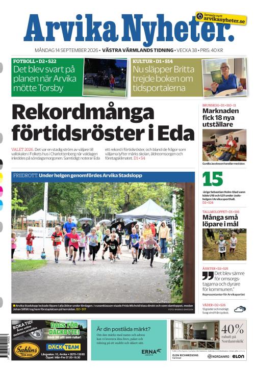 Arvika Nyheter 14.9.2026