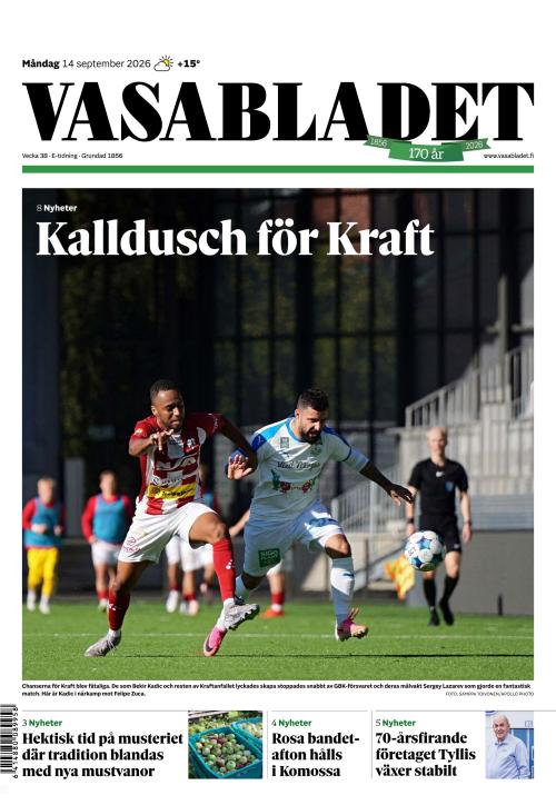 Vasabladet 14.9.2026