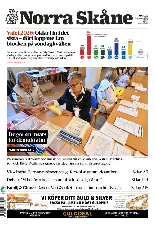Norra Skåne 14.9.2026