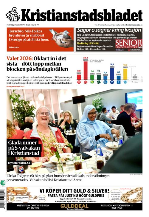 Kristianstadsbladet 14.9.2026