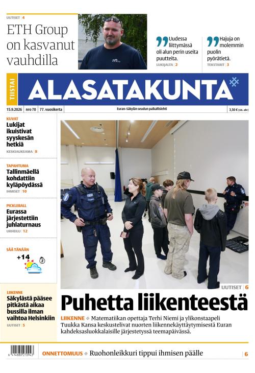 Alasatakunta 15.9.2026