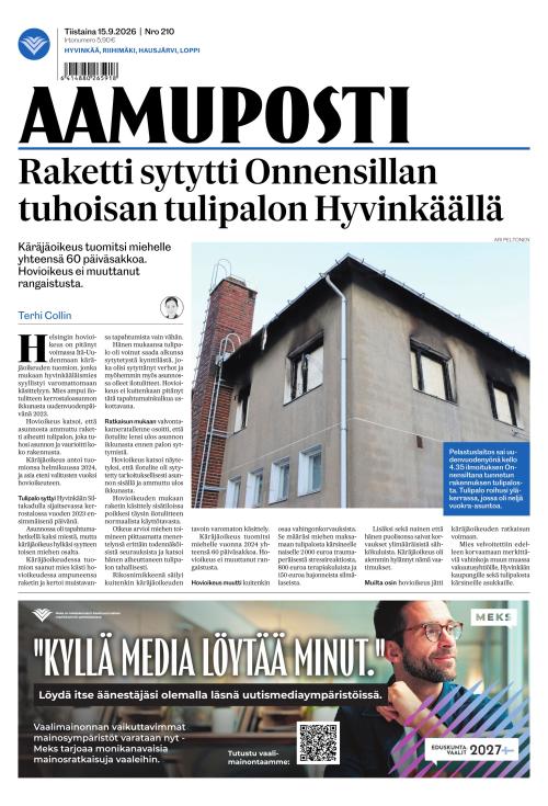 Aamuposti 15.9.2026