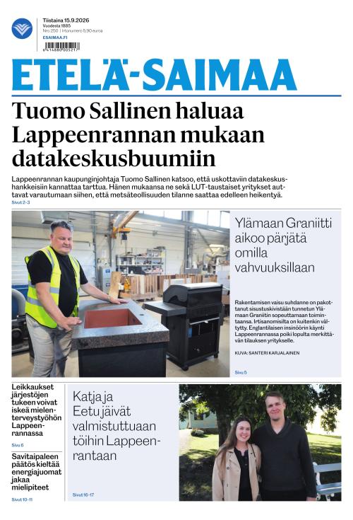 Etelä-Saimaa 15.9.2026