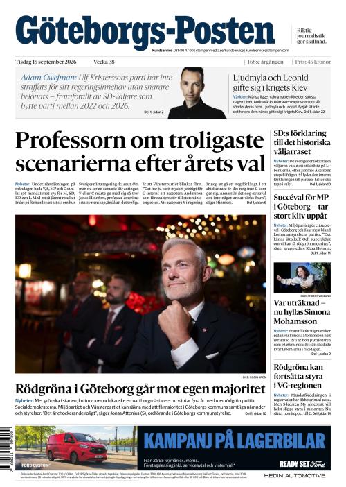 Göteborgs-Posten 15.9.2026