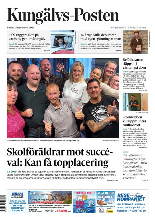 Kungälvs-Posten 15.9.2026