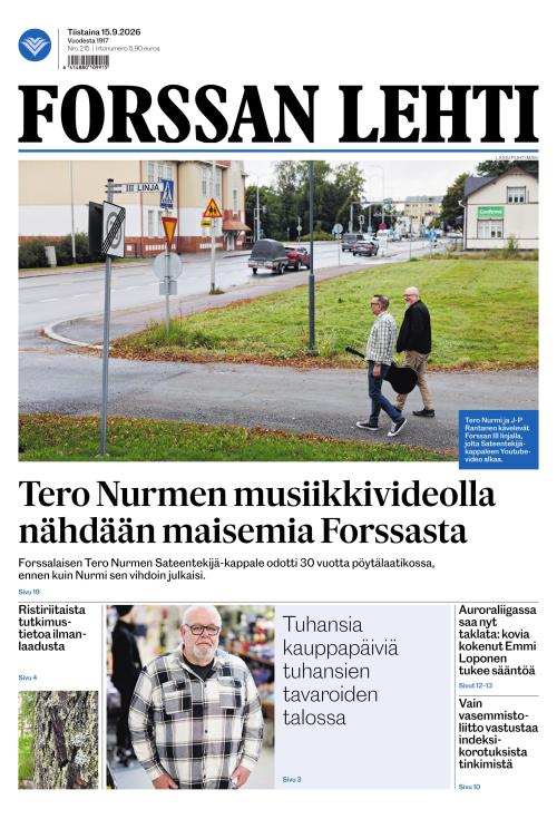 Forssan Lehti 15.9.2026