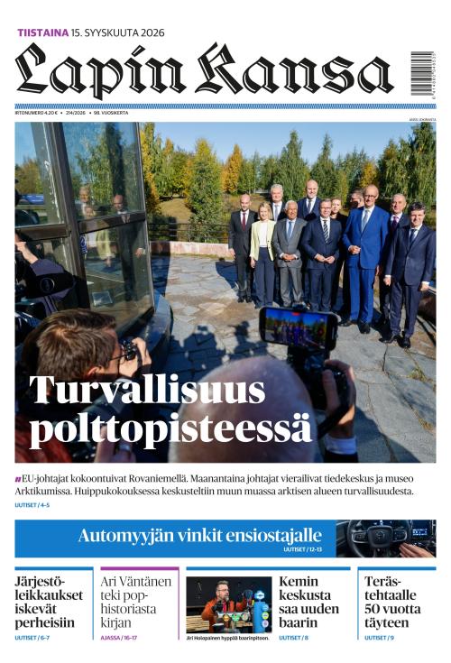 Lapin Kansa 15.9.2026
