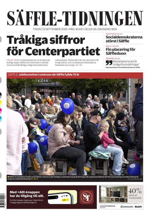 Säffle-Tidningen 15.9.2026
