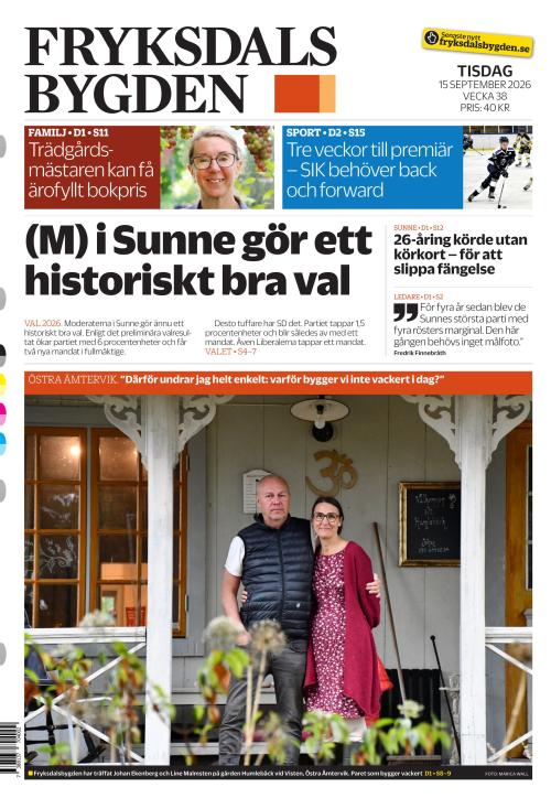 Fryksdals-Bygden 15.9.2026