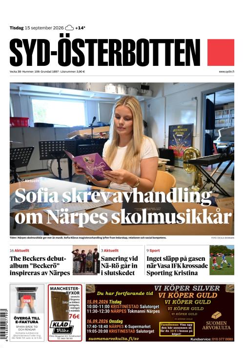 Syd-Österbotten 15.9.2026