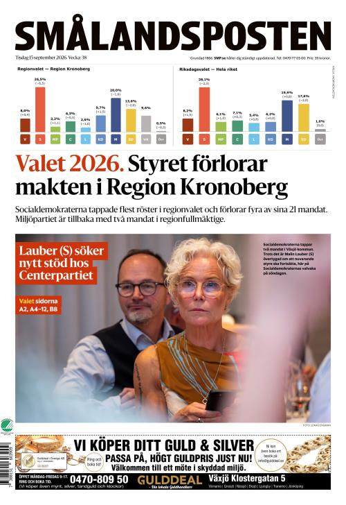 Smålandsposten 15.9.2026