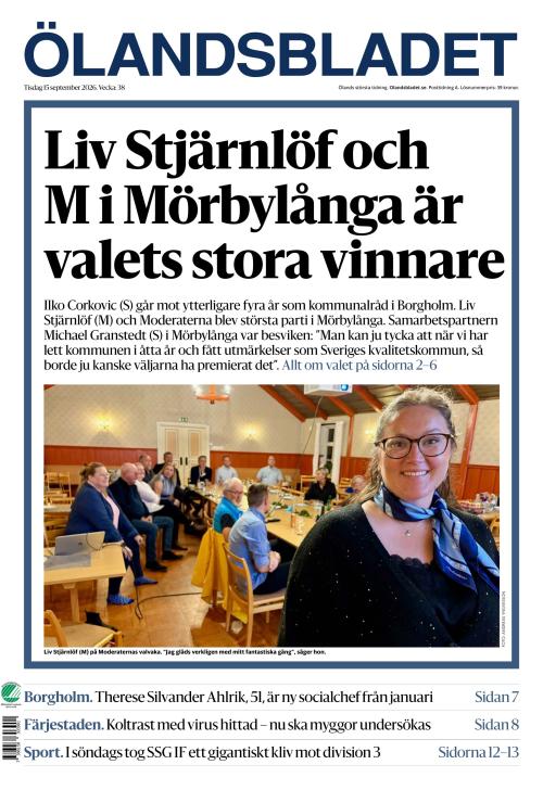 Ölandsbladet 15.9.2026