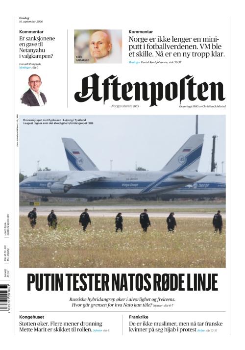 Aftenposten 16.9.2026