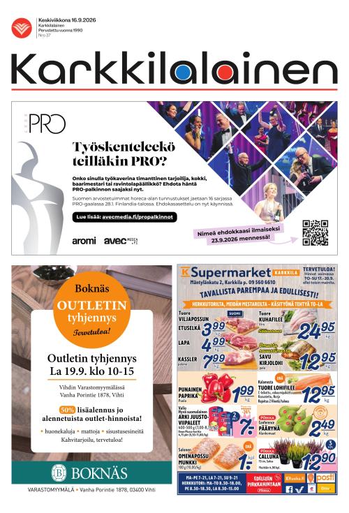 Karkkilalainen 16.9.2026