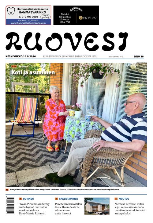 Ruovesi-lehti 16.9.2026