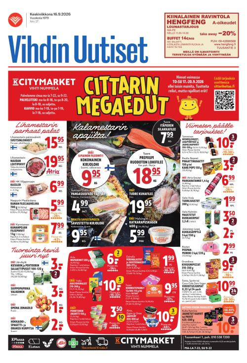 Vihdin uutiset 16.9.2026