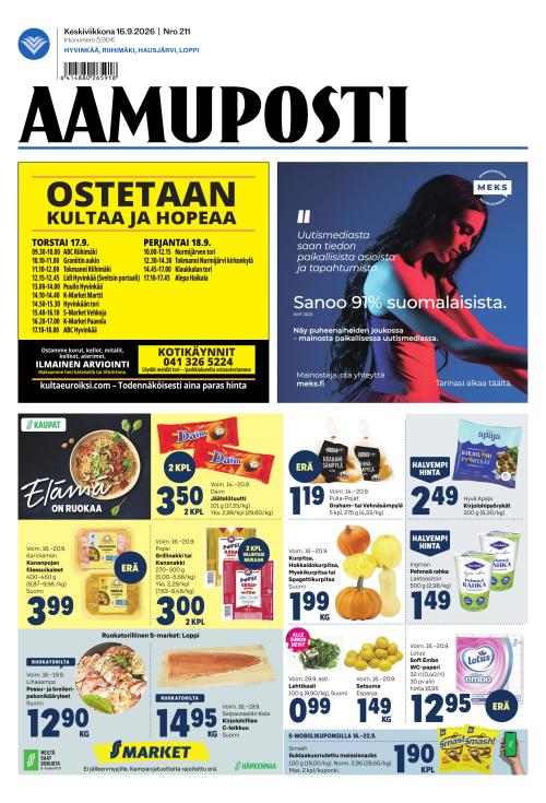 Aamuposti 16.9.2026