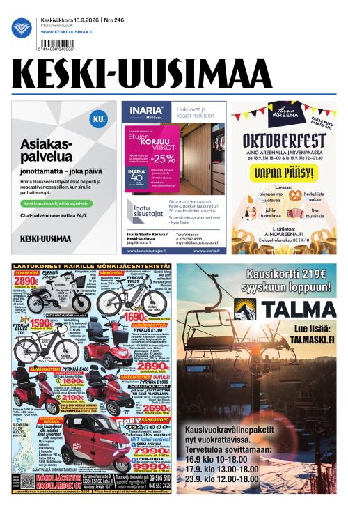 Keski-Uusimaa 16.9.2026