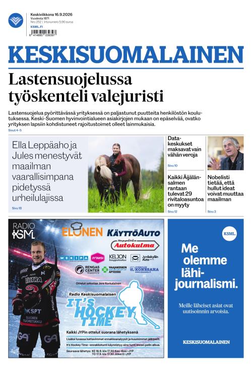 Keskisuomalainen 16.9.2026
