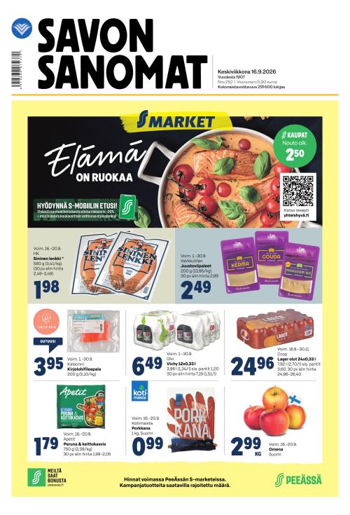 Savon Sanomat 16.9.2026
