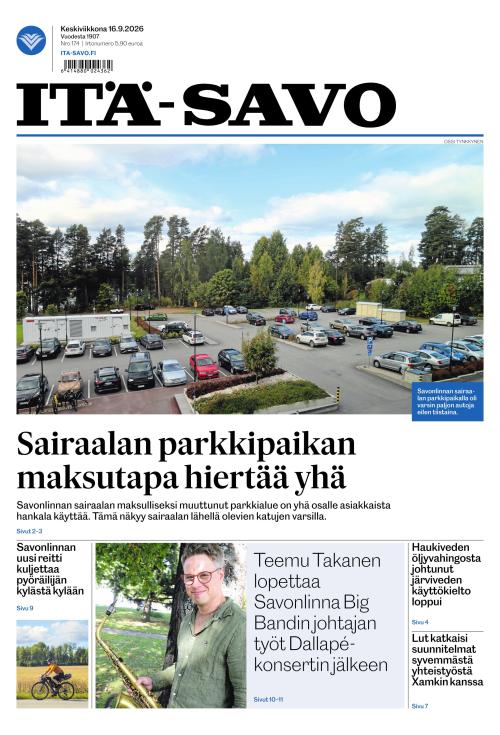Itä-Savo 16.9.2026