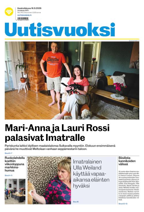 Uutisvuoksi 16.9.2026