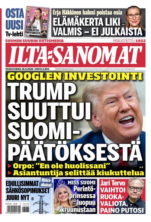 Ilta-Sanomat 16.9.2026