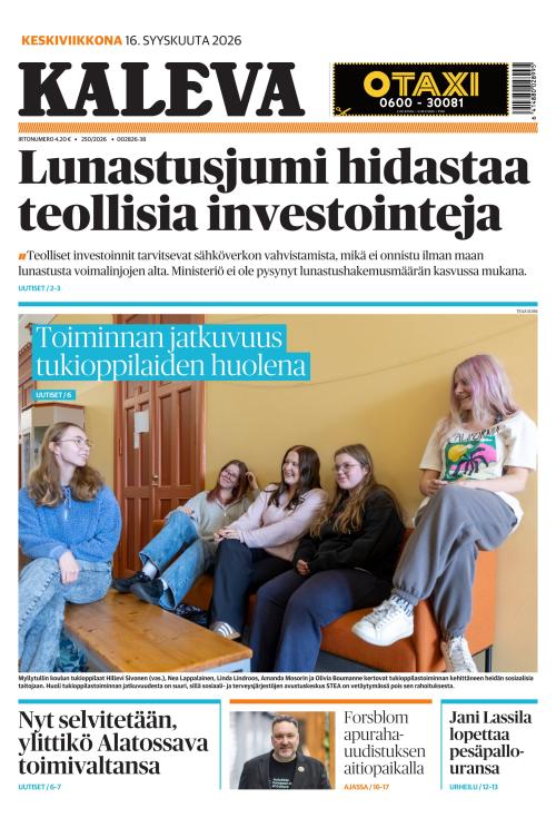 Kaleva 16.9.2026