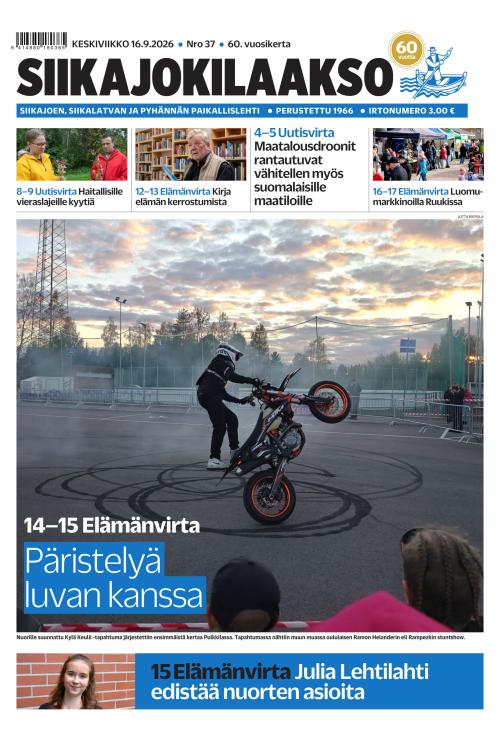Siikajokilaakso 16.9.2026
