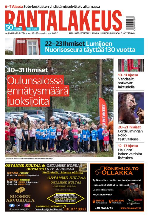 Rantalakeus 16.9.2026