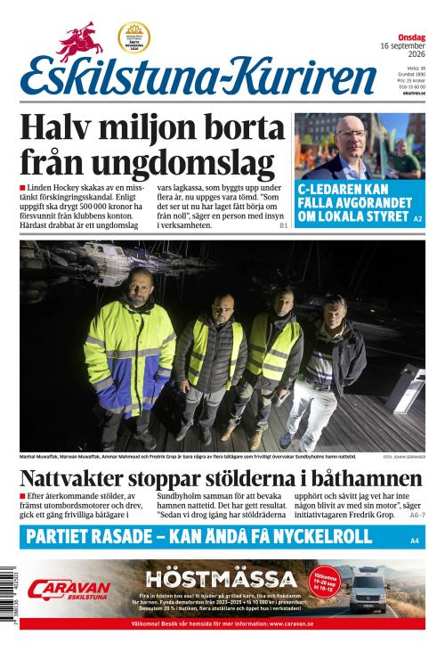 Eskilstuna-Kuriren 16.9.2026