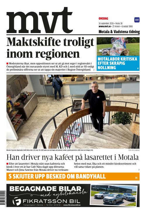 Motala Vadstena Tidning 16.9.2026