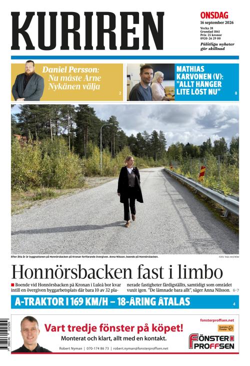 Norrbottens-kuriren 16.9.2026