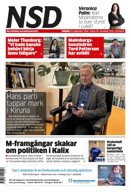 Norrländska Socialdemokraten 16.9.2026
