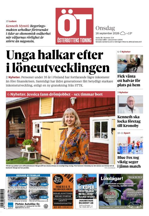 Österbottens Tidning 16.9.2026