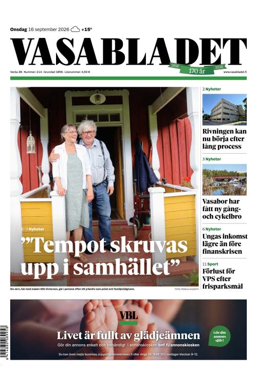 Vasabladet 16.9.2026