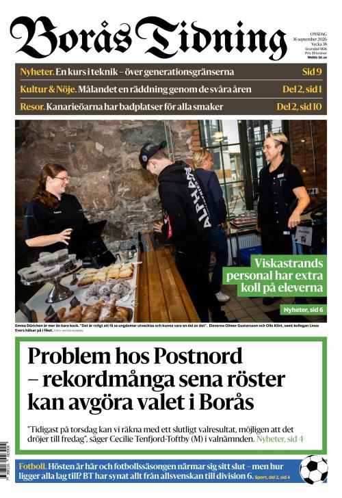 Borås Tidning 16.9.2026