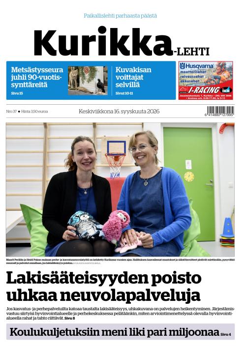 Kurikka-lehti 16.9.2026