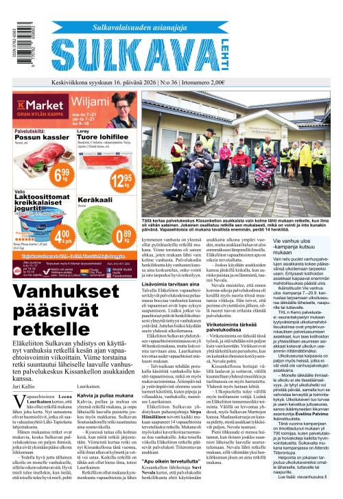 Sulkava-lehti 16.9.2026