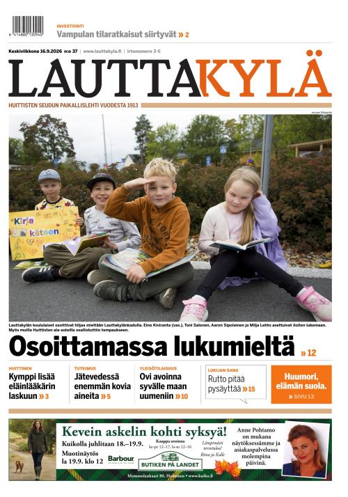 Lauttakylä-lehti 16.9.2026