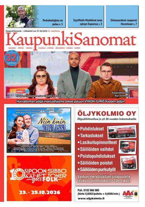 Kaupunkisanomat 18.9.2026